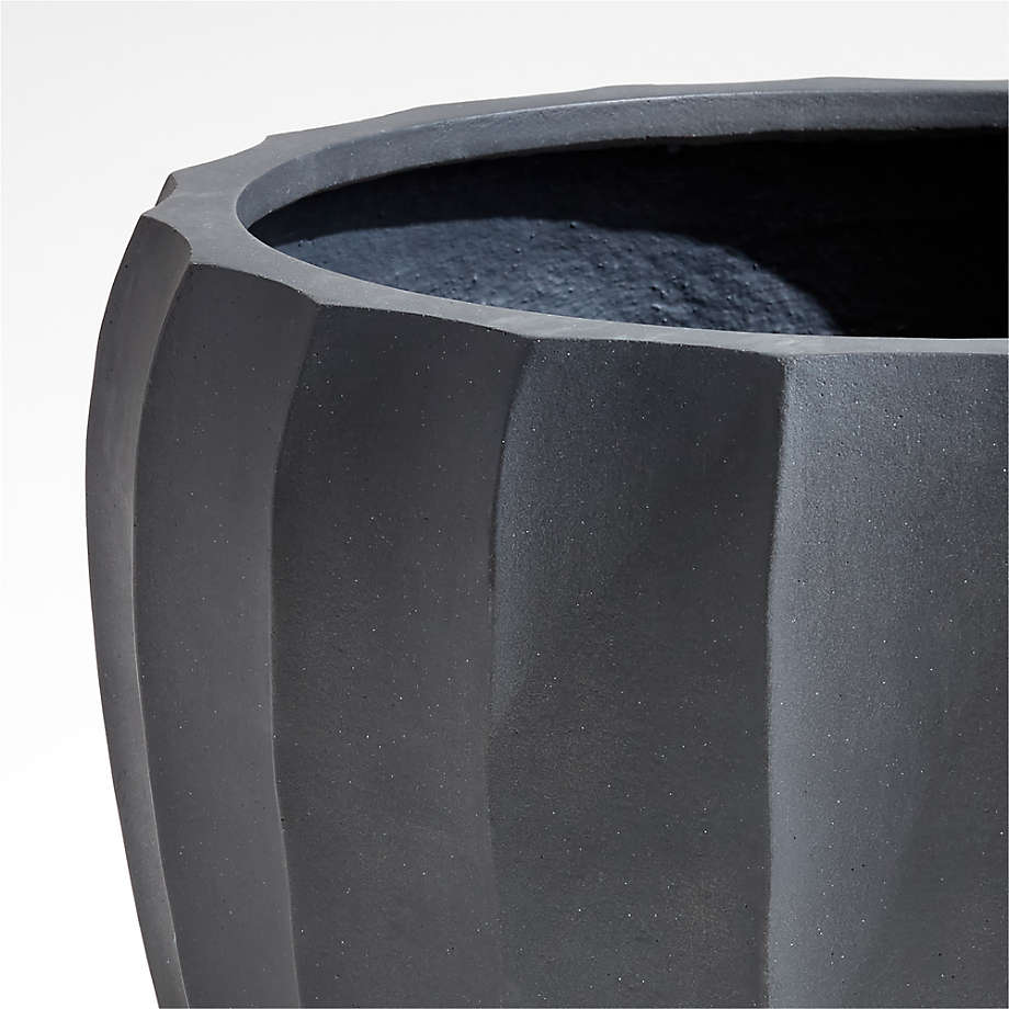 Conjunto 3 Vasos Escultura Contemporânea Preto – Linha Naturalle