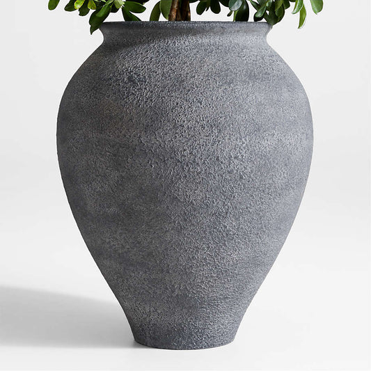 Vaso Clássico Preto Texturizado – Linha Ophelia