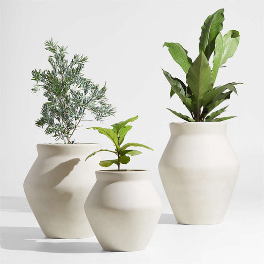 Conjunto 3 Vasos Jarro Contemporâneo Areia – Linha Wabi