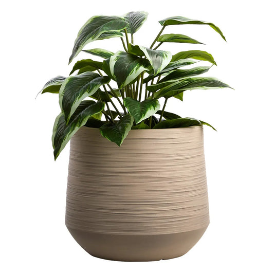 Vaso Rattan Riscado Terracota