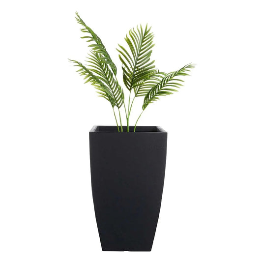 Vaso Cachepô Preto Grafite – Grande
