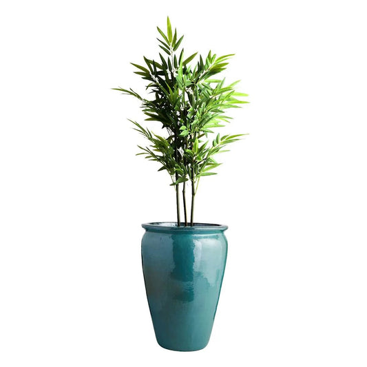 Vaso Cerâmico Arcádia Azul Oceano